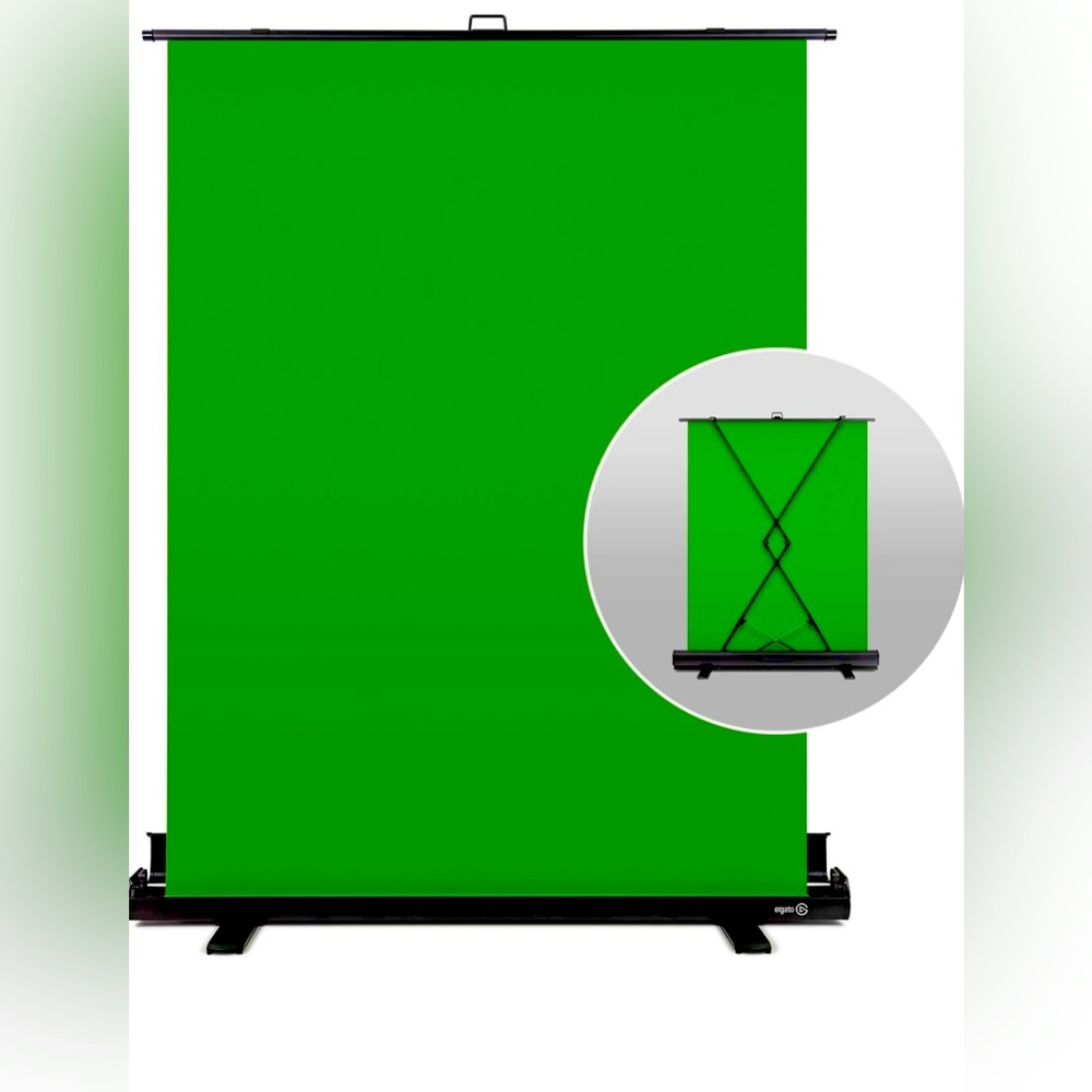 Portable green screen! Like new! Perfect for modeling/photoshoots! Local pickup